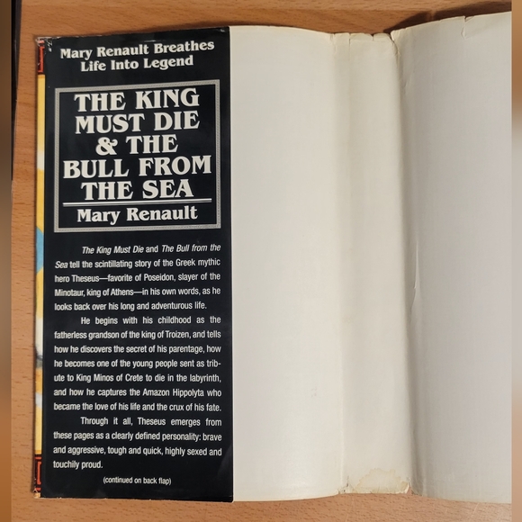 The King Must Die & The Bull from the Sea by Mary Renault HC 1998 Sci-Fi printng - Picture 7 of 16